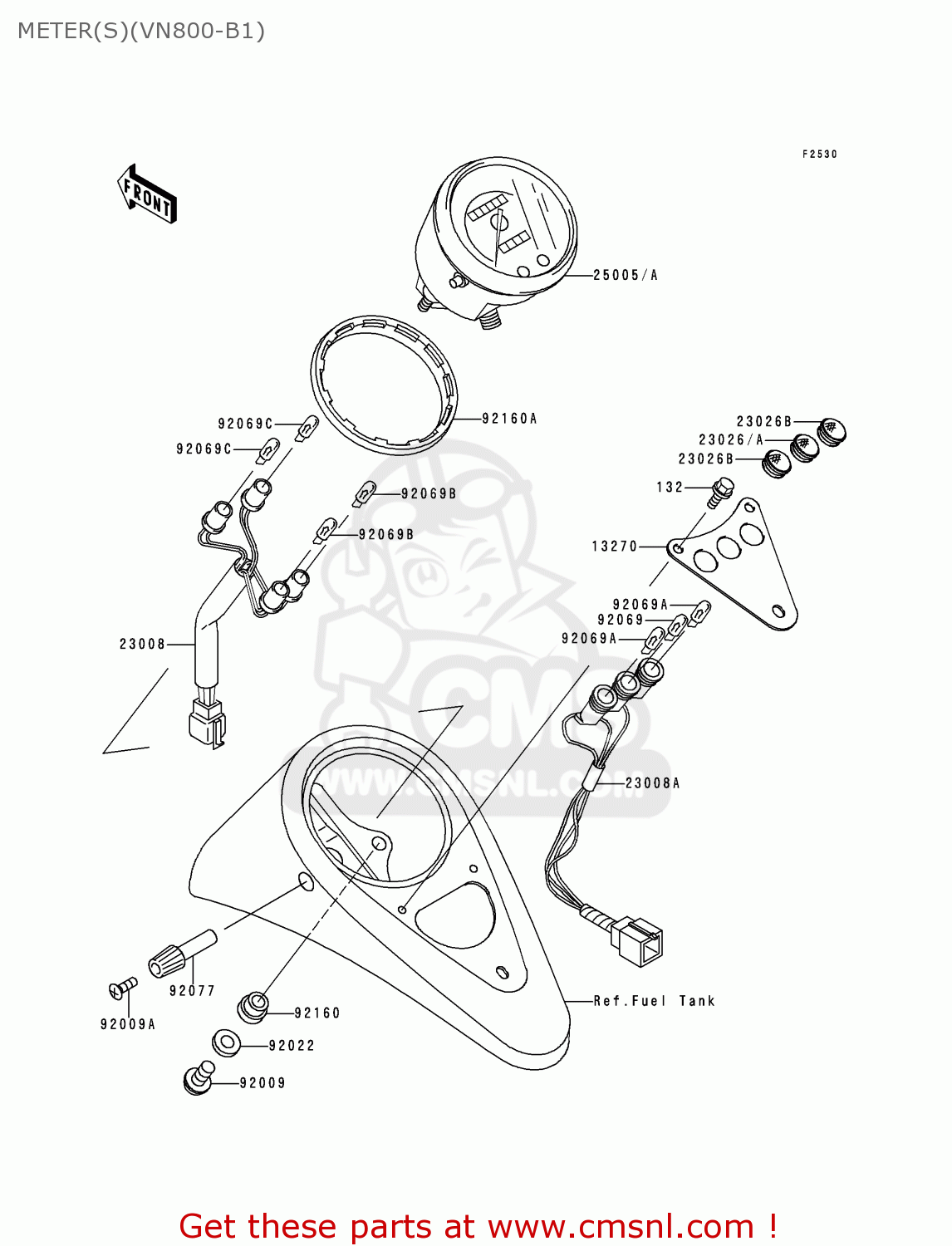 METER(S)(VN800-B1) VN800B1 VN800 CLASSIC 1996 EUROPE UK FR AR FG GR IT NR SD SP