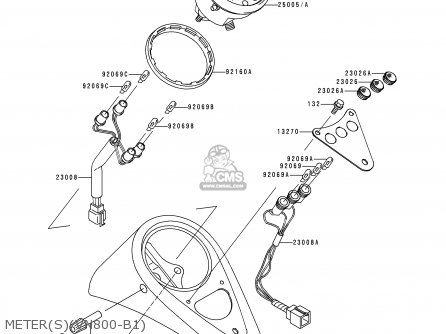 METER(S)(VN800-B1) - VN800B1 VULCAN 800 CLASSIC 1996 USA CALIFORNIA CANADA