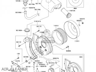 AIR CLEANER - VN800B10 VULCAN 800 CLASSIC 2005 USA CALIFORNIA CANADA