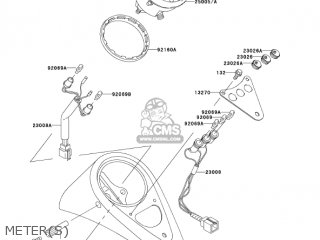 METER(S) - VN800B10 VULCAN 800 CLASSIC 2005 USA CALIFORNIA CANADA