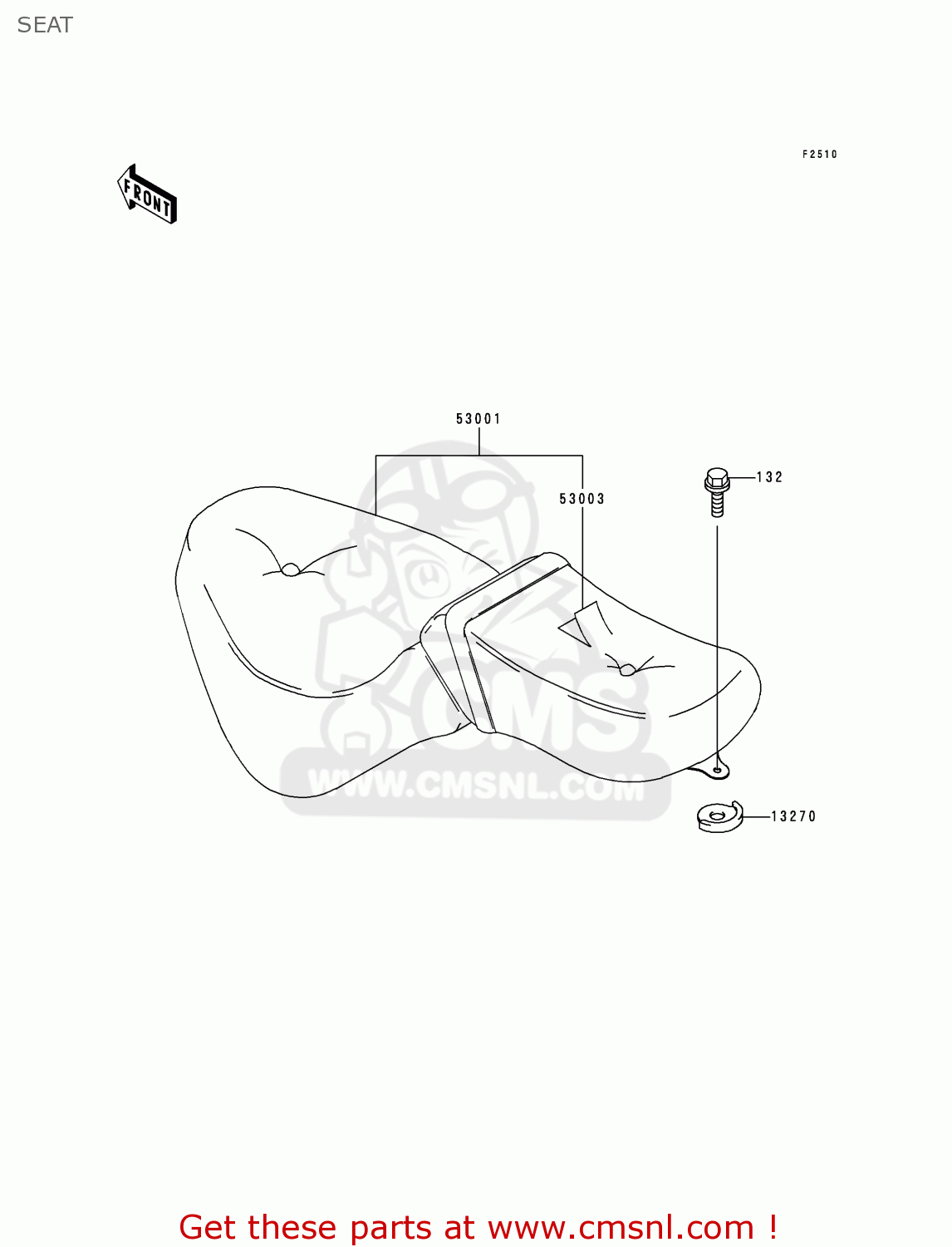 SEAT VN800B2 VN800 CLASSIC 1997 EU UK FR AR FG GR IT NR SD SP ST