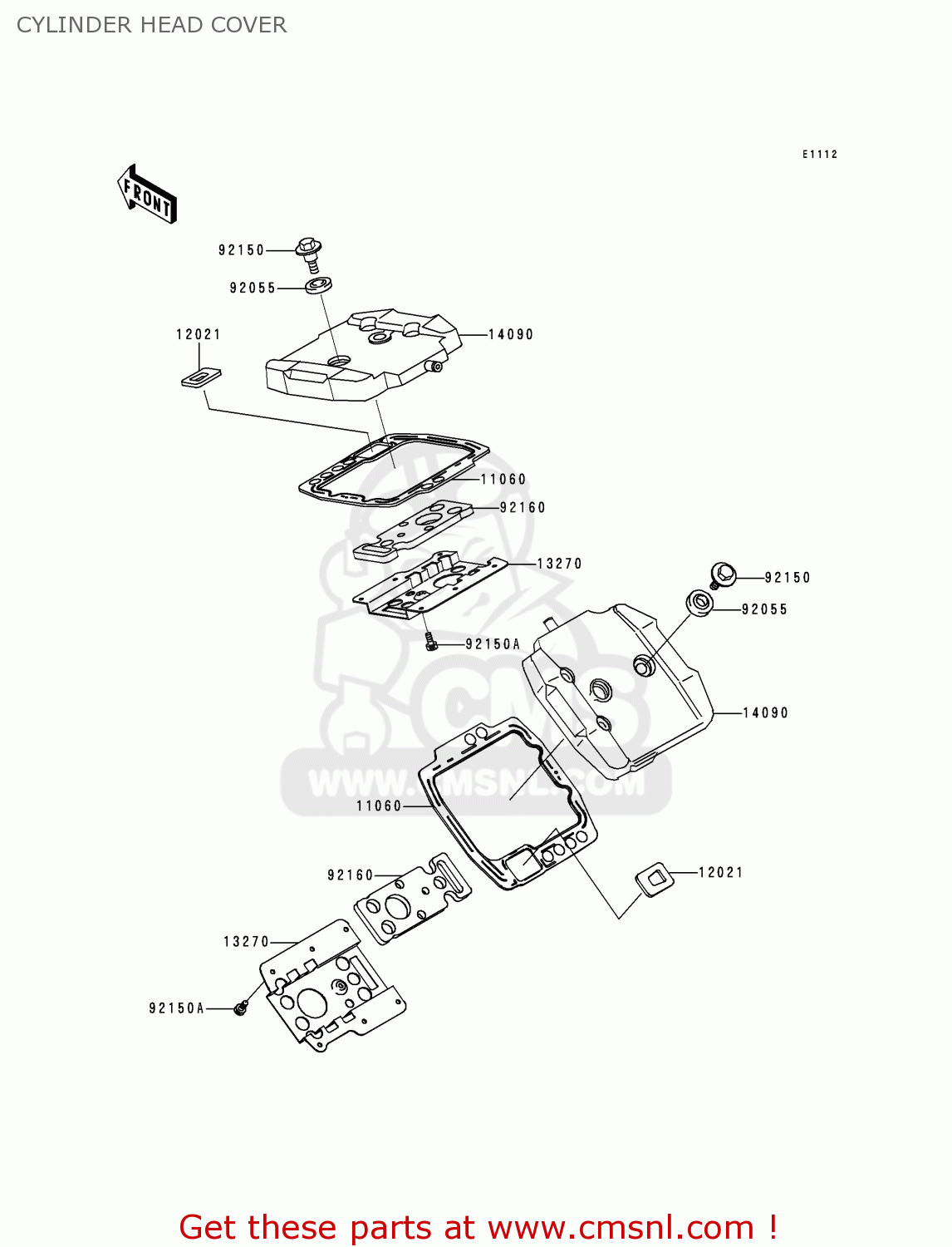 CYLINDER HEAD COVER VN800B2A VN800 CLASSIC 1997 NETHERLANDS