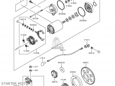 STARTER MOTOR - VN800B2A VN800 CLASSIC 1997 NETHERLANDS