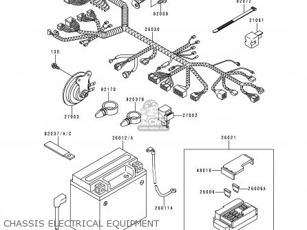 CHASSIS ELECTRICAL EQUIPMENT - VN800B2A VN800 CLASSIC 1997 NETHERLANDS
