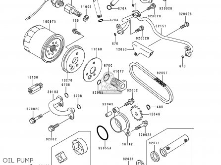 OIL PUMP - VN800B3 VN800 CLASSIC 1998 EURO UK FR NL AR FG GR IT NR SD SP ST