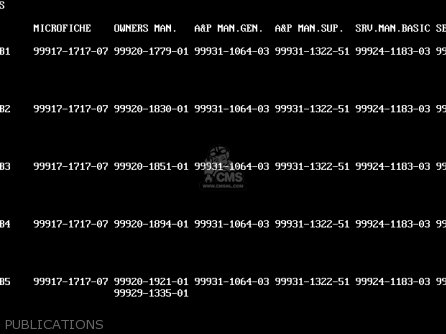 PUBLICATIONS - VN800B4 VULCAN 800 CLASSIC 1999 USA CALIFORNIA CANADA