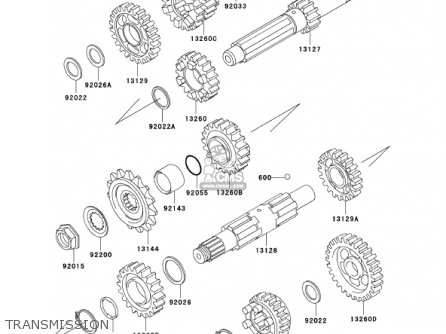 TRANSMISSION - VN800B7 VULCAN 800 CLASSIC 2002 USA CALIFORNIA CANADA