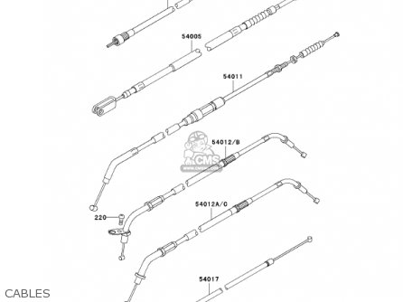 CABLES - VN800B7 VULCAN 800 CLASSIC 2002 USA CALIFORNIA CANADA