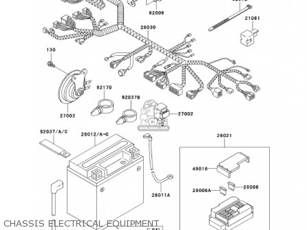 CHASSIS ELECTRICAL EQUIPMENT - VN800B7 VULCAN 800 CLASSIC 2002 USA CALIFORNIA CANADA