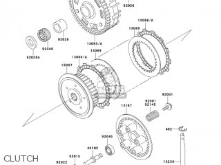 CLUTCH - VN800B8 VULCAN 800 CLASSIC 2003 USA CALIFORNIA CANADA