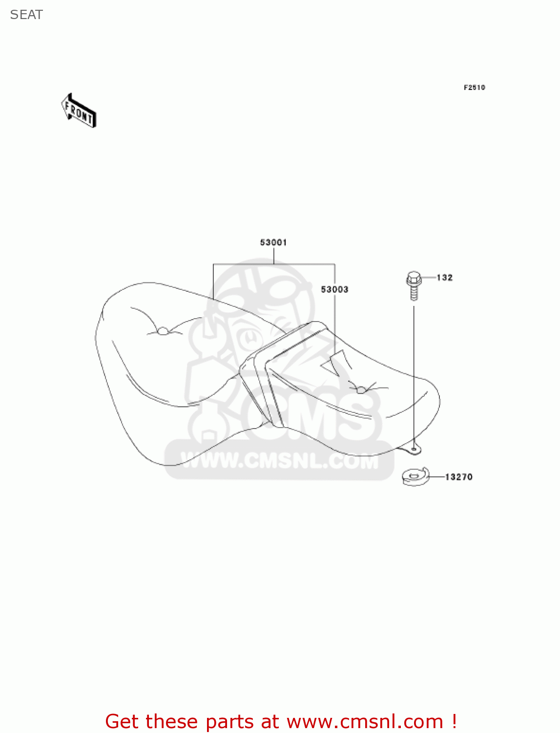 SEAT VN800B9 VULCAN 800 CLASSIC 2004 USA CALIFORNIA CANADA