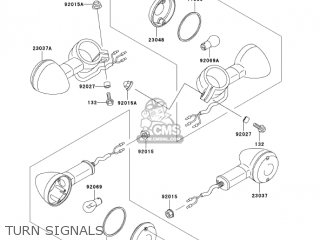 TURN SIGNALS - VN800B9 VULCAN 800 CLASSIC 2004 USA CALIFORNIA CANADA