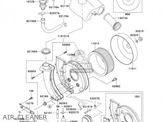 AIR CLEANER - VN800B9 VULCAN 800 CLASSIC 2004 USA CALIFORNIA CANADA