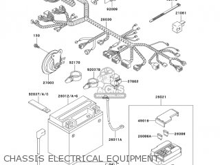 CHASSIS ELECTRICAL EQUIPMENT - VN800B9 VULCAN 800 CLASSIC 2004 USA CALIFORNIA CANADA