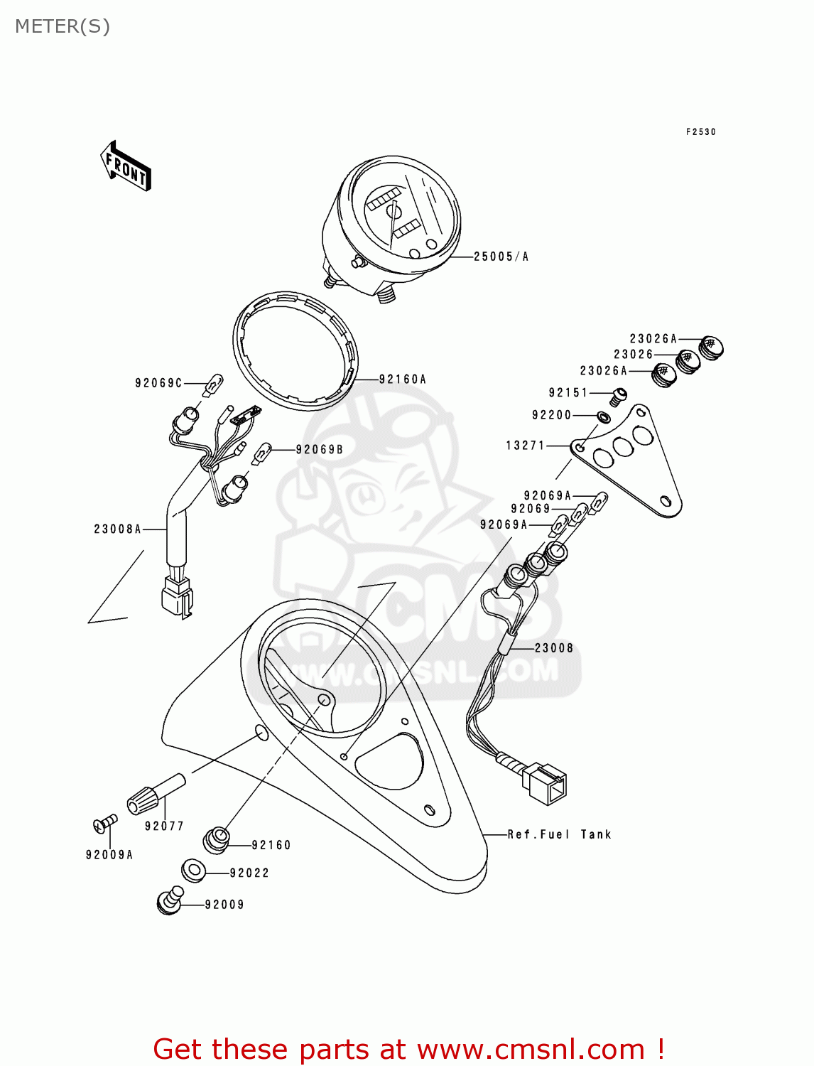 METER(S) VN800C1 VN800 DRIFTER 1999 EUROPE UK FR NR SP
