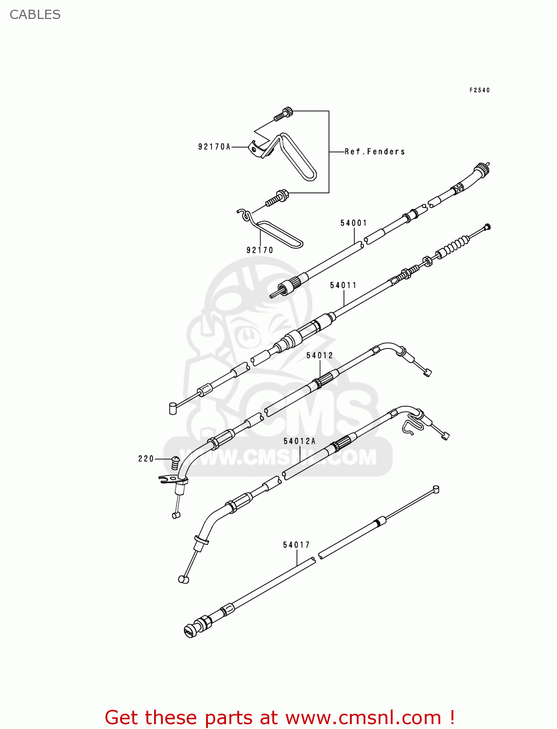 CABLES VN800C1 VN800 DRIFTER 1999 EUROPE UK FR NR SP