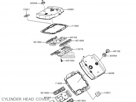 CYLINDER HEAD COVER - VN800C1 VN800 DRIFTER 1999 EUROPE UK FR NR SP