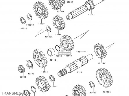 TRANSMISSION - VN800C1 VN800 DRIFTER 1999 EUROPE UK FR NR SP