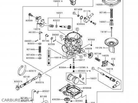 CARBURETOR - VN800C1 VN800 DRIFTER 1999 EUROPE UK FR NR SP