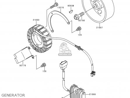 GENERATOR - VN800C1 VN800 DRIFTER 1999 EUROPE UK FR NR SP
