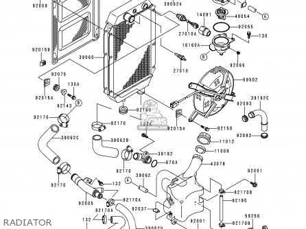 RADIATOR - VN800C1 VN800 DRIFTER 1999 EUROPE UK FR NR SP