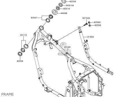 FRAME - VN800C1 VN800 DRIFTER 1999 EUROPE UK FR NR SP