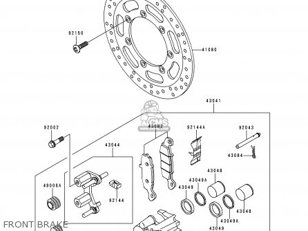 FRONT BRAKE - VN800C1 VN800 DRIFTER 1999 EUROPE UK FR NR SP