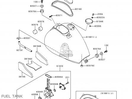 FUEL TANK - VN800C1 VN800 DRIFTER 1999 EUROPE UK FR NR SP