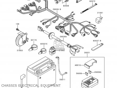 CHASSIS ELECTRICAL EQUIPMENT - VN800C1 VN800 DRIFTER 1999 EUROPE UK FR NR SP