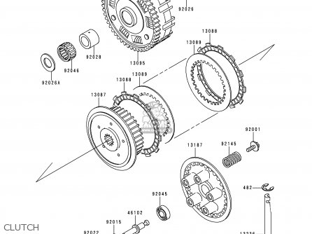 CLUTCH - VN800C1 VULCAN 800 DRIFTER 1999 CANADA