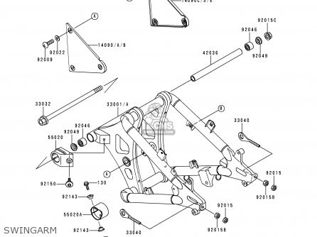 SWINGARM - VN800C1 VULCAN 800 DRIFTER 1999 CANADA