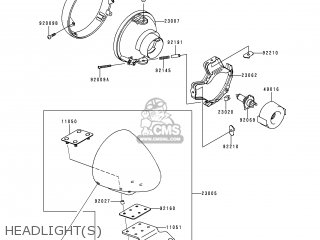 HEADLIGHT(S) - VN800C1 VULCAN 800 DRIFTER 1999 CANADA