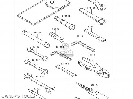 OWNER'S TOOLS - VN800C1 VULCAN 800 DRIFTER 1999 CANADA