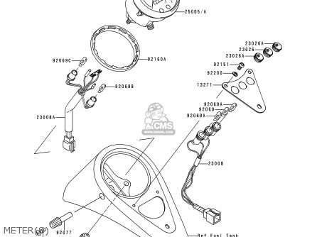 METER(S) - VN800C2 VULCAN 800 DRIFTER 2000 USA CALIFORNIA CANADA