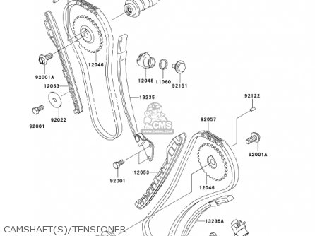CAMSHAFT(S)/TENSIONER - VN800E1 VULCAN 800 DRIFTER 2001 USA CALIFORNIA CANADA