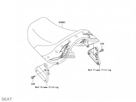SEAT - VN800E1 VULCAN 800 DRIFTER 2001 USA CALIFORNIA CANADA