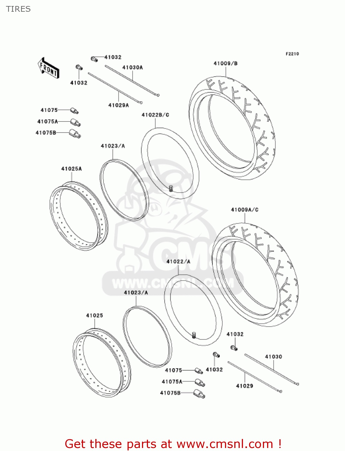 TIRES VN800E3 VULCAN 800 DRIFTER 2003 USA CALIFORNIA CANADA