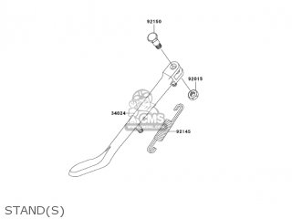 STAND(S) - VN800E3 VULCAN 800 DRIFTER 2003 USA CALIFORNIA CANADA