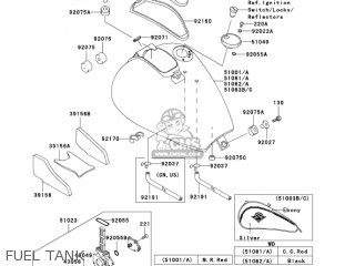 FUEL TANK - VN800E4 VULCAN 800 DRIFTER 2004 USA CALIFORNIA