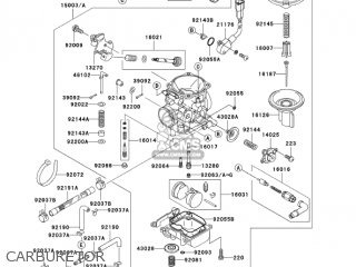 CARBURETOR - VN800E4 VULCAN 800 DRIFTER 2004 USA CALIFORNIA