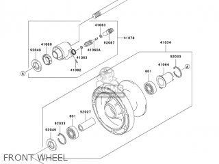 FRONT WHEEL - VN800E4 VULCAN 800 DRIFTER 2004 USA CALIFORNIA