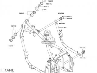 FRAME - VN800E4 VULCAN 800 DRIFTER 2004 USA CALIFORNIA