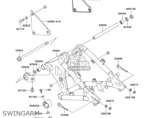 SWINGARM - VN800E5 VULCAN 800 DRIFTER 2005 USA CALIFORNIA