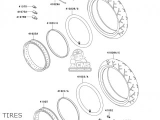 TIRES - VN800E5 VULCAN 800 DRIFTER 2005 USA CALIFORNIA