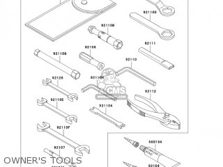 OWNER'S TOOLS - VN800E5 VULCAN 800 DRIFTER 2005 USA CALIFORNIA