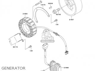 GENERATOR - VN800E5 VULCAN 800 DRIFTER 2005 USA CALIFORNIA