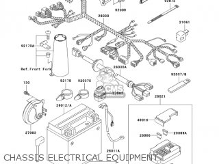 CHASSIS ELECTRICAL EQUIPMENT - VN800E5 VULCAN 800 DRIFTER 2005 USA CALIFORNIA