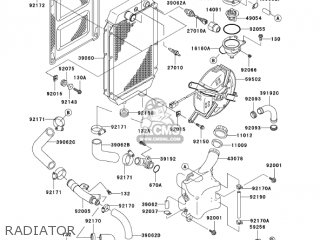 RADIATOR - VN800E6F VULCAN 800 DRIFTER 2006 USA CALIFORNIA