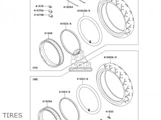 TIRES - VN800E6F VULCAN 800 DRIFTER 2006 USA CALIFORNIA