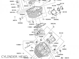 CYLINDER HEAD - VN800E6F VULCAN 800 DRIFTER 2006 USA CALIFORNIA